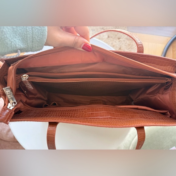 BEIS Cognac Mini Work Tote - Picture 4 of 5